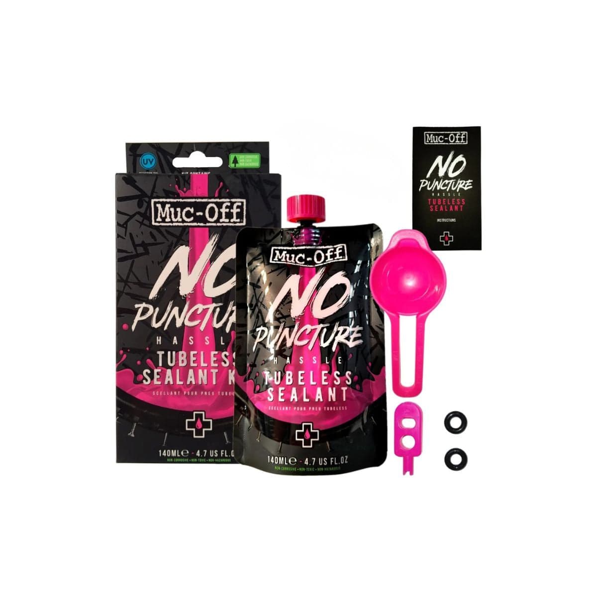 KIT DE SELANTE NO PUNCTURE HASSLE 140ML - MUC-OFF (827)