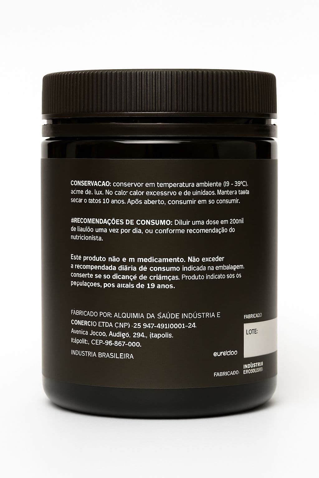 CREATINA MONOHIDRATADA ALQUIMIA DA SAUDE 300G PT