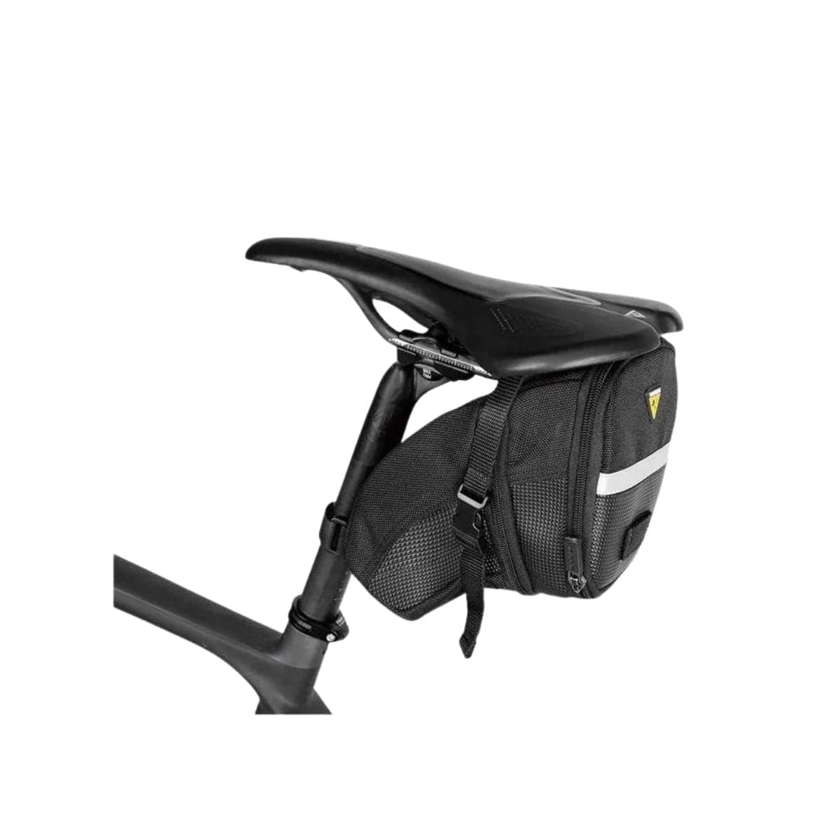 BOLSA DE SELIM TOPEAK AERO WEDGE PACK COM TIRAS MEDIUM Preto