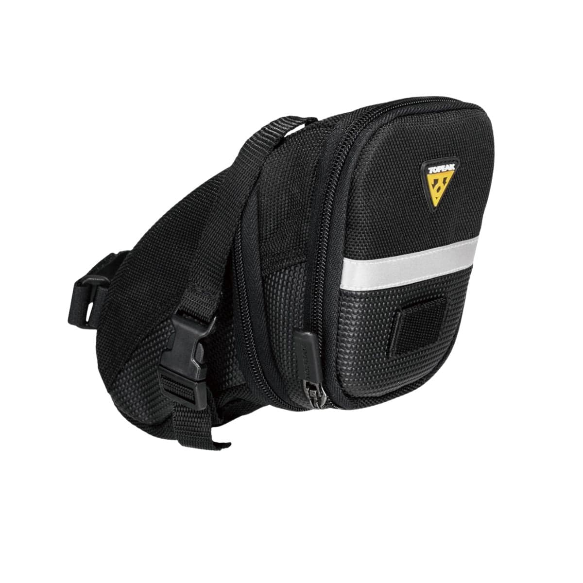 BOLSA DE SELIM TOPEAK AERO WEDGE PACK COM TIRAS MEDIUM Preto