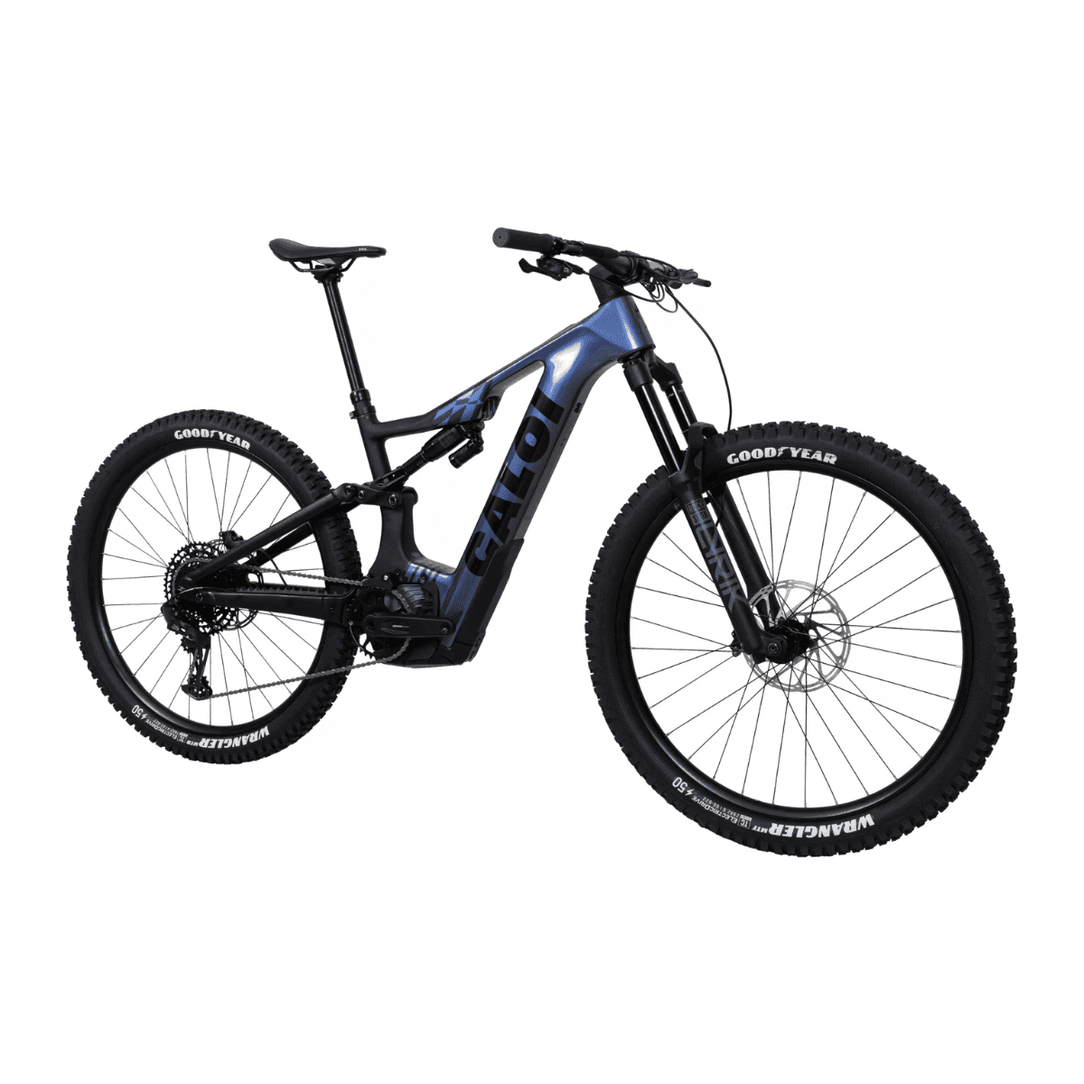 BIKE CALOI E-VIBE PEAK CARBON 12V COR AZUL