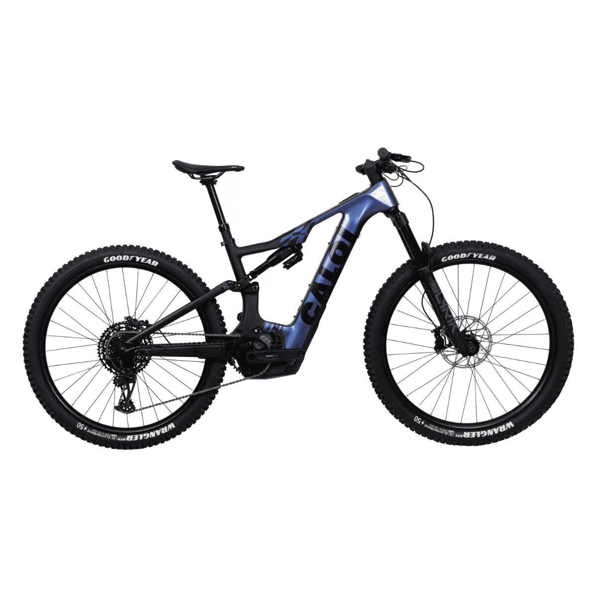 BIKE CALOI E-VIBE PEAK CARBON 12V COR AZUL