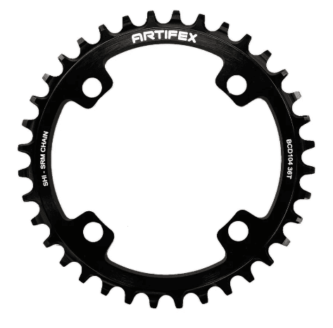 COROA ARTIFEX BCD 104MM 36 DENTES PRETA