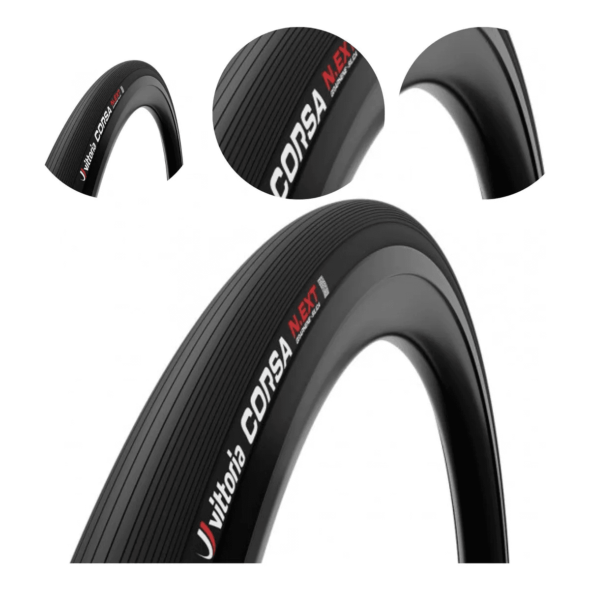 PNEU ROAD VITTORIA CORSA N.EXT 700 X 30 TLR PRETO