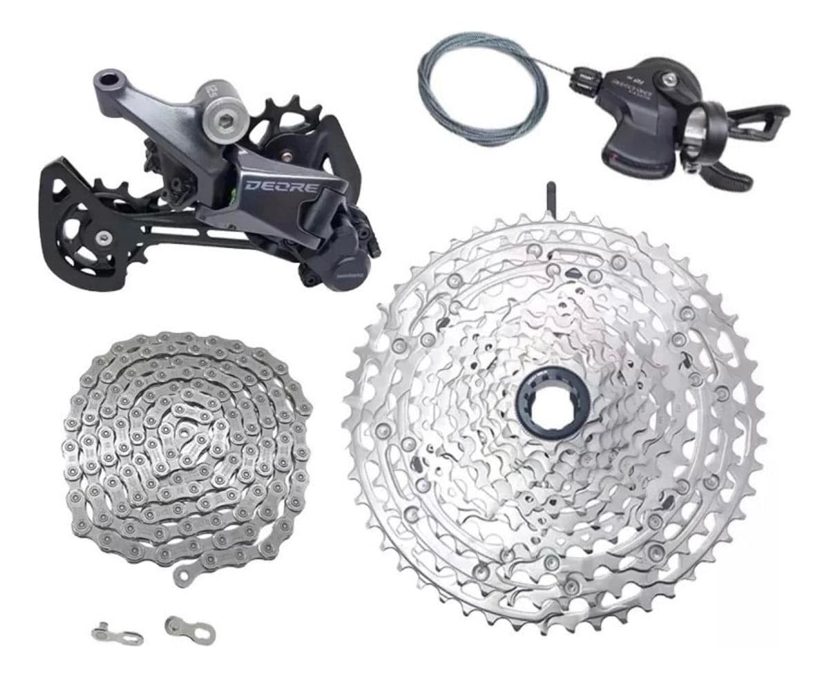 Kit Shimano Deore 12v 1x12 M6100 Padrão Ms Cassete 10x51t