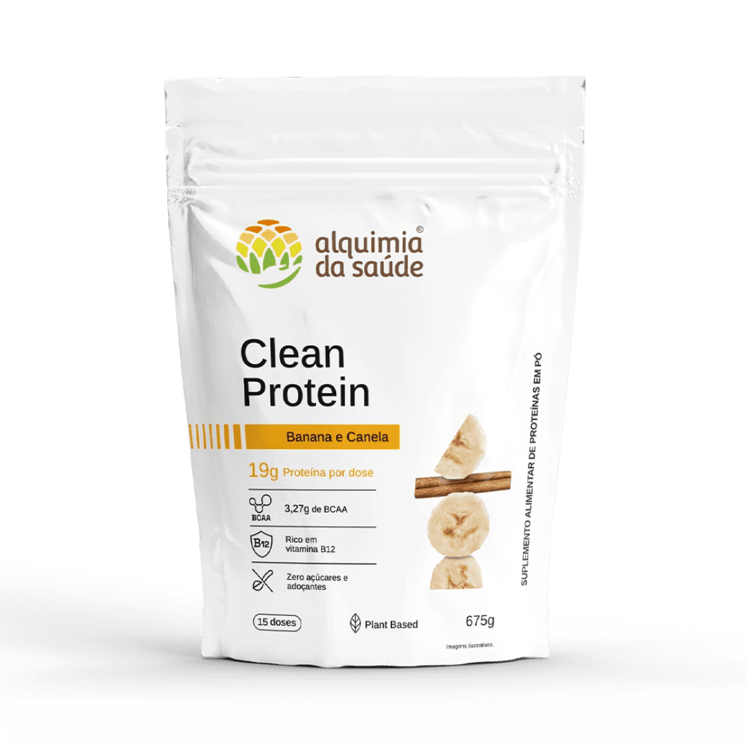 CLEAN PROTEIN ALQUIMIA DA SAUDE BANANA CANELA 675G