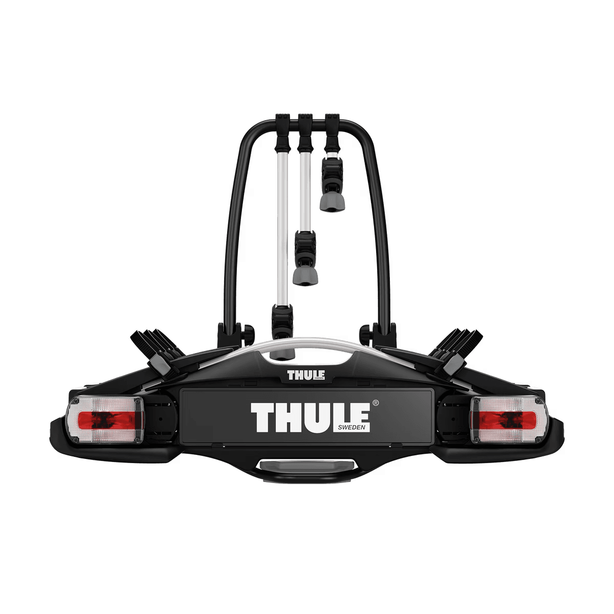 SUPORTE DE PLATAFORMA THULE VELOCOMPACT PARA 3 BICICLRTAS ENGATE DE 7 PINOS Preto