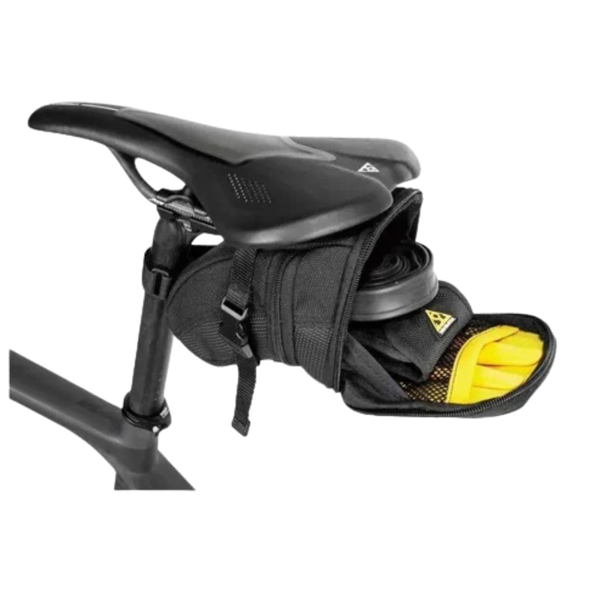 BOLSA DE SELIM TOPEAK AERO WEDGE PACK COM TIRAS MICRO Preto