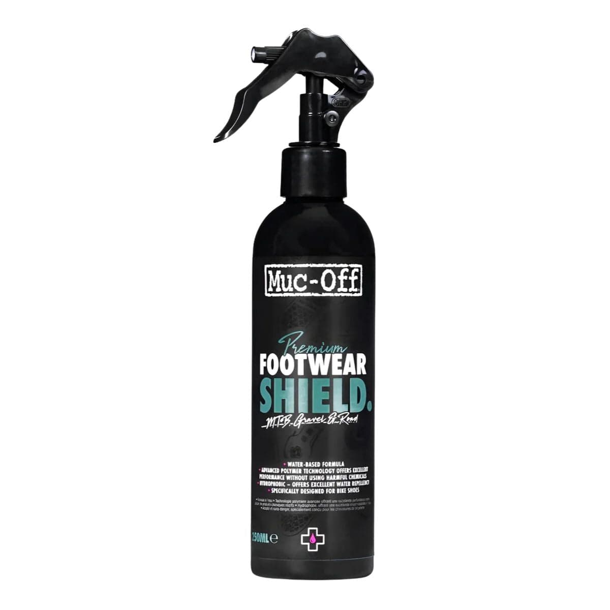 SPRAY PROTETOR FOOTWEAR SHIELD PARA SAPATILHAS DE CICLISMO - 250ML - MUC-OFF (20337)
