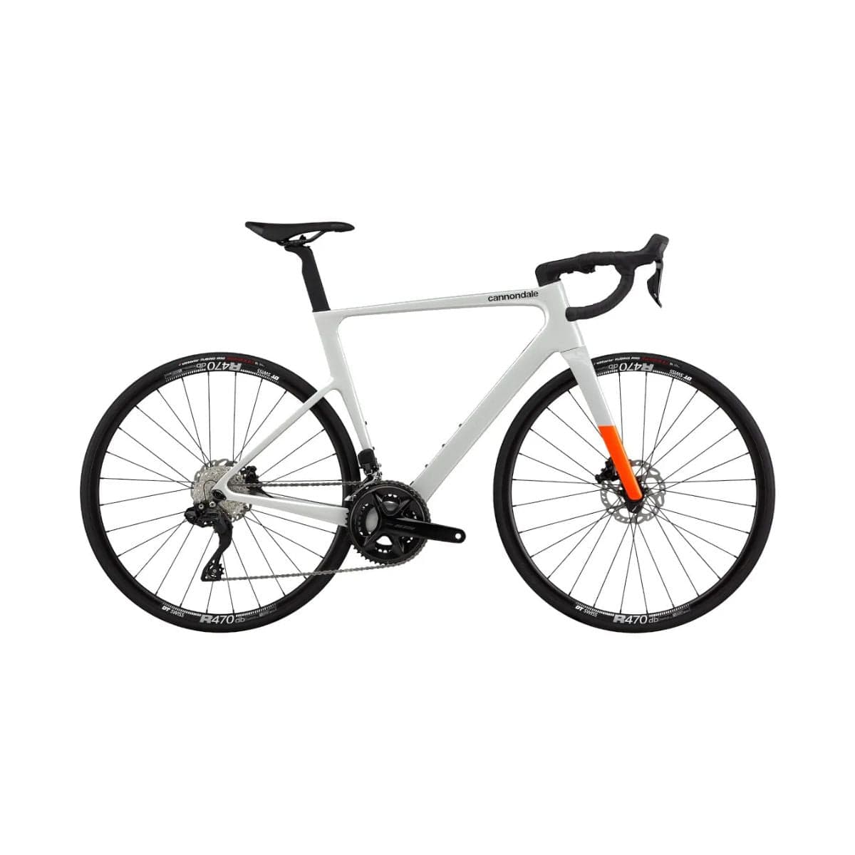 BIKE CANNONDALE SUPERSIX EVO CARBON 3 22V COR BRANCO/LARANJA